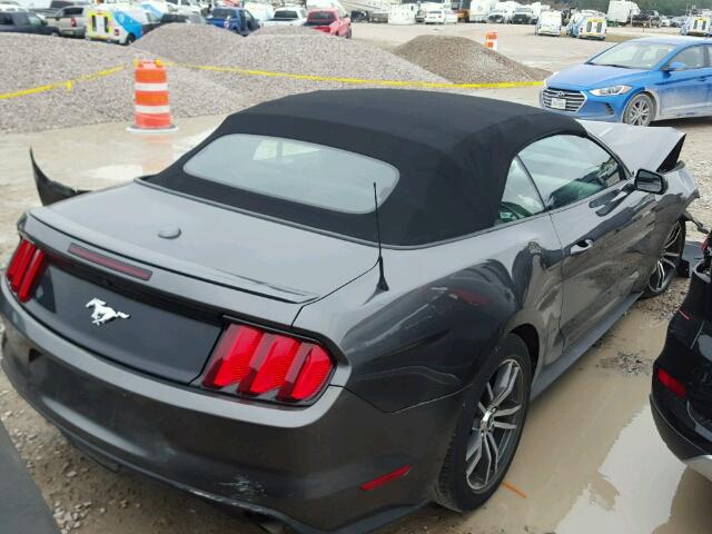 1FATP8UH1G5275645 - 2016 FORD MUSTANG GRAY photo 4