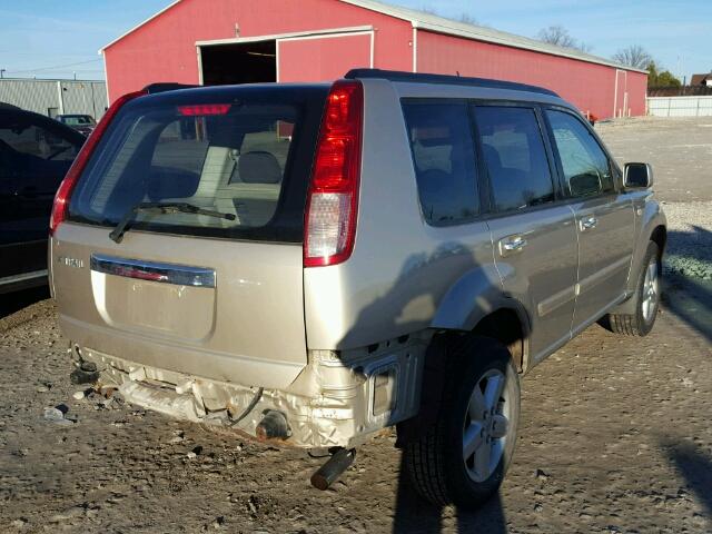 JN8BT08V75W105773 - 2005 NISSAN X-TRAIL XE BROWN photo 4