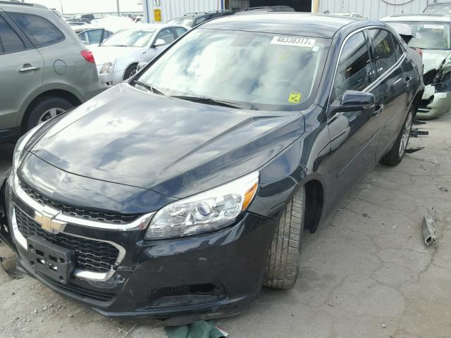 1G11C5SL7EF200659 - 2014 CHEVROLET MALIBU 1LT BLACK photo 2