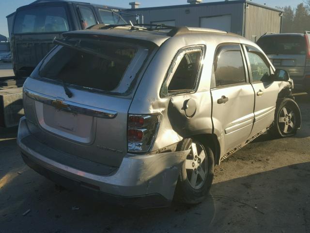 2CNDL13F376119558 - 2007 CHEVROLET EQUINOX LS GRAY photo 4