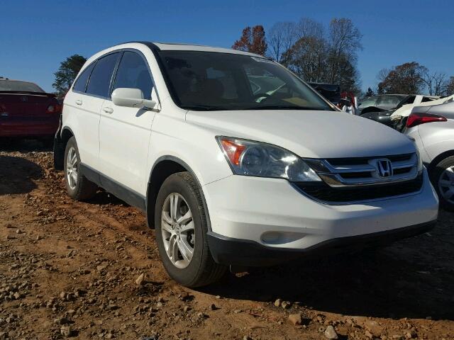 5J6RE3H70AL028628 - 2010 HONDA CR-V EXL WHITE photo 1