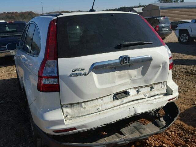 5J6RE3H70AL028628 - 2010 HONDA CR-V EXL WHITE photo 9