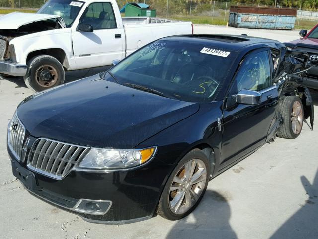 3LNHL2JC4AR601150 - 2010 LINCOLN MKZ BLACK photo 2