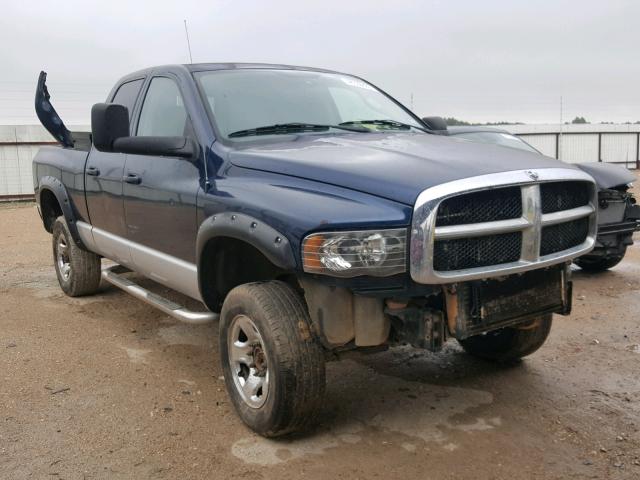 3D7KU28C94G196633 - 2004 DODGE RAM 2500 S ლურჯი ფოტო 1