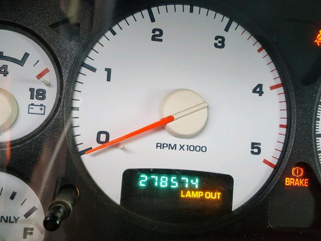 3D7KU28C94G196633 - 2004 DODGE RAM 2500 S ლურჯი ფოტო 8