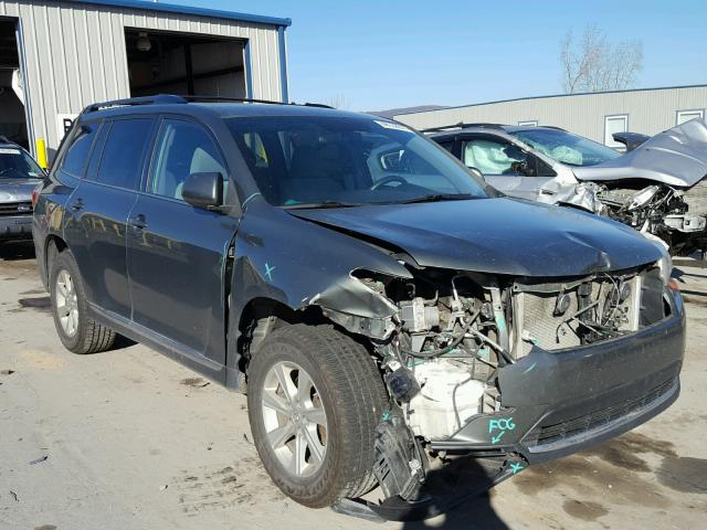 5TDBK3EH3CS142900 - 2012 TOYOTA HIGHLANDER GREEN photo 1