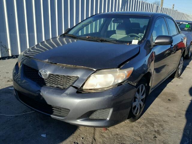 JTDBL40E499094220 - 2009 TOYOTA COROLLA BA GRAY photo 2