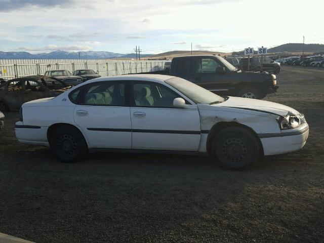 2G1WF52E549282168 - 2004 CHEVROLET IMPALA WHITE photo 10