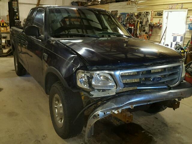 2FTRX18L92CA61365 - 2002 FORD F150 BLACK photo 1