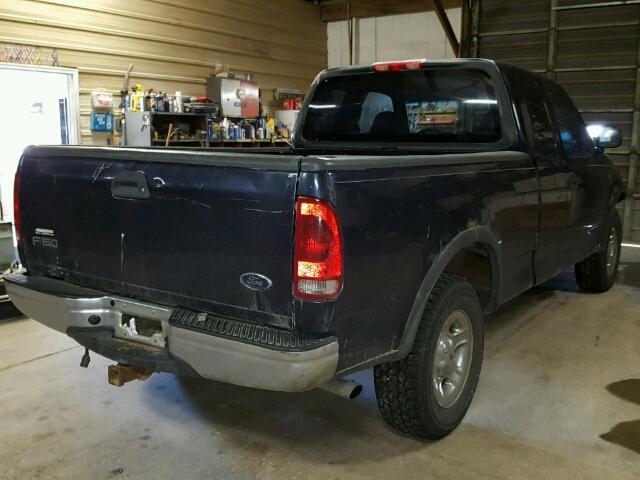 2FTRX18L92CA61365 - 2002 FORD F150 BLACK photo 4