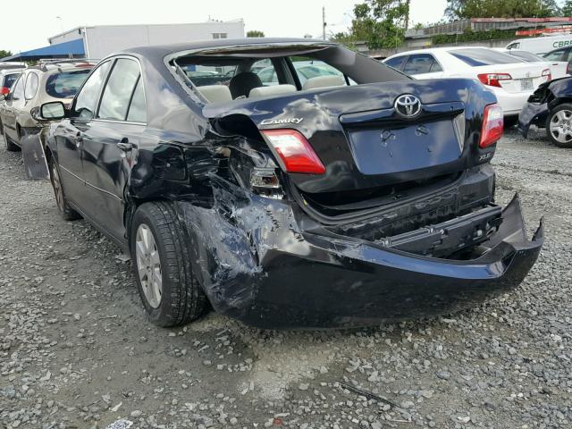 4T1BE46K17U689488 - 2007 TOYOTA CAMRY NEW BLACK photo 3