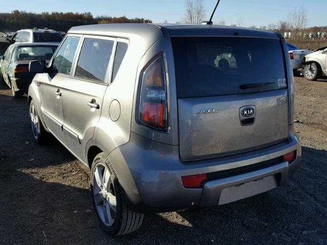 KNDJT2A28B7347139 - 2011 KIA SOUL + SILVER photo 3