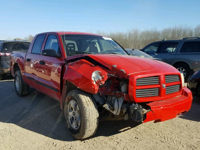 1D7HW48N96S600253 - 2006 DODGE DAKOTA QUA RED photo 1