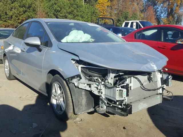 1G1BE5SM5G7270228 - 2016 CHEVROLET CRUZE LT SILVER photo 1