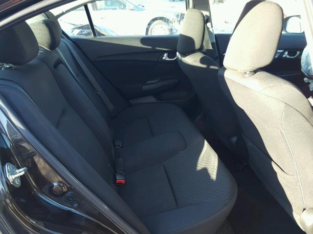 2HGFB2F81EH522055 - 2014 HONDA CIVIC EX BLACK photo 6