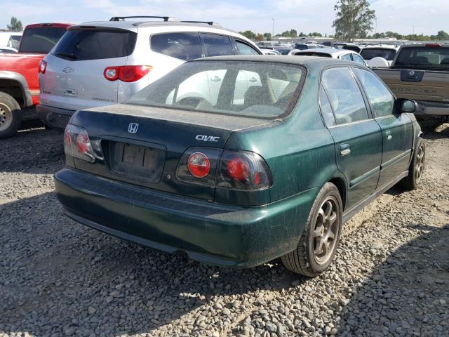 2HGEJ6615XH520918 - 1999 HONDA CIVIC BASE GREEN photo 4