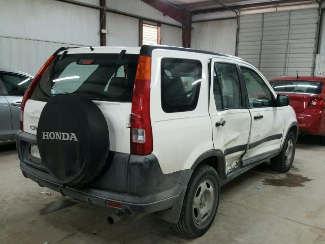 JHLRD68493C011414 - 2003 HONDA CR-V LX WHITE photo 4