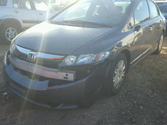 2HGFA1F36BH504356 - 2011 HONDA CIVIC VP GRAY photo 9