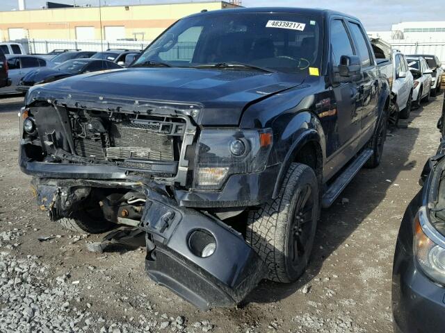 1FTFW1EF3EFA03426 - 2014 FORD F150 SUPER BLACK photo 2