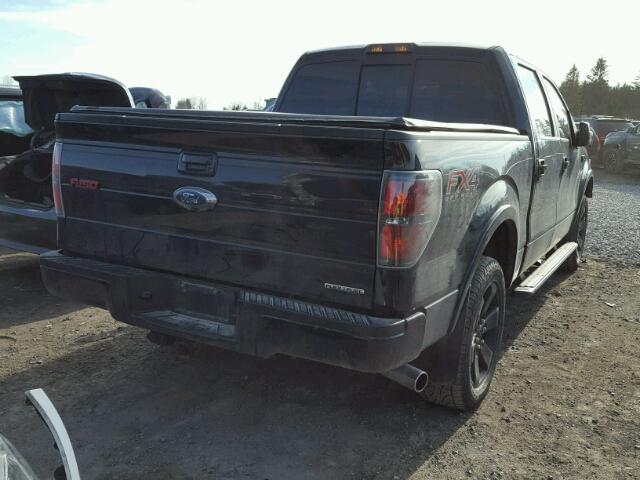 1FTFW1EF3EFA03426 - 2014 FORD F150 SUPER BLACK photo 4