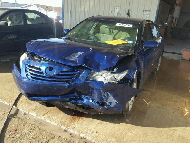 4T1BE46K99U338329 - 2009 TOYOTA CAMRY BASE BLUE photo 2