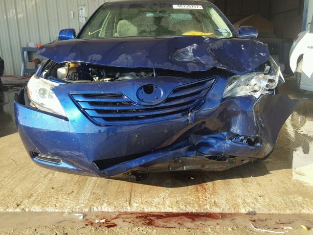 4T1BE46K99U338329 - 2009 TOYOTA CAMRY BASE BLUE photo 9