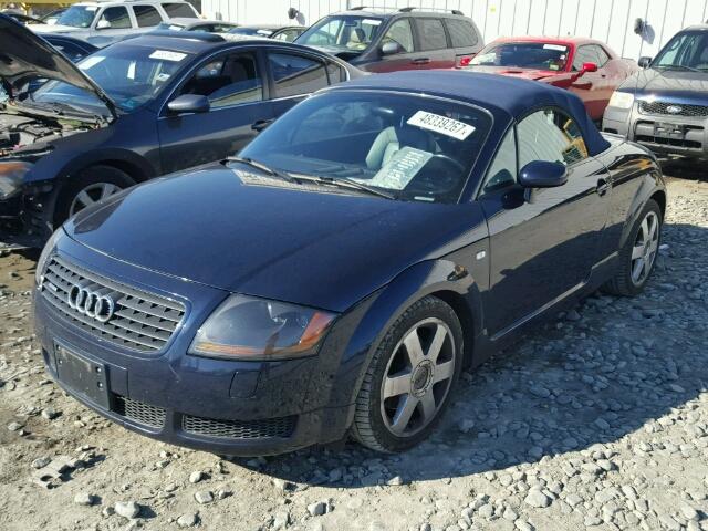 TRUUT28N321002395 - 2002 AUDI TT QUATTRO BLUE photo 2