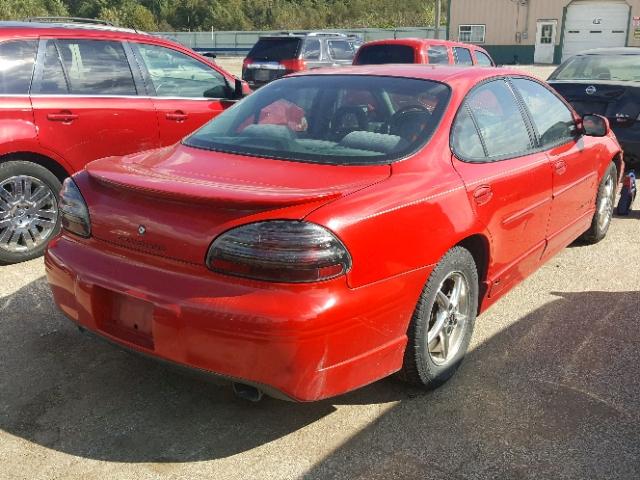 1G2WP52K63F116004 - 2003 PONTIAC GRAND PRIX RED photo 4