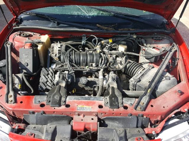 1G2WP52K63F116004 - 2003 PONTIAC GRAND PRIX RED photo 7