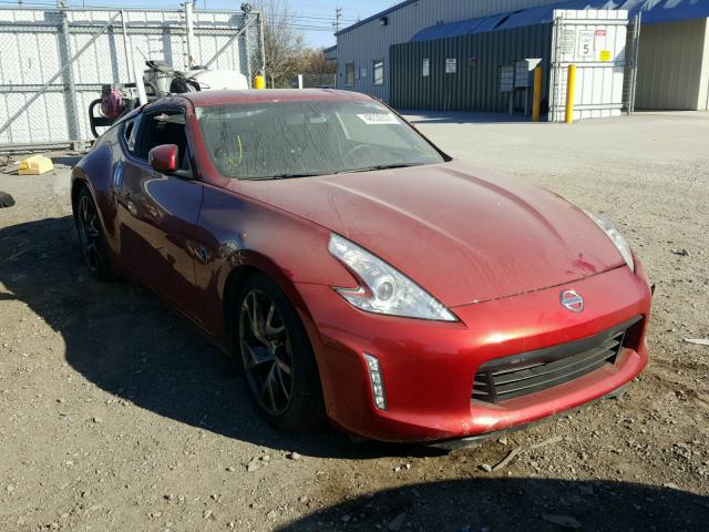 JN1AZ4EH1FM443679 - 2015 NISSAN 370Z BASE RED photo 1