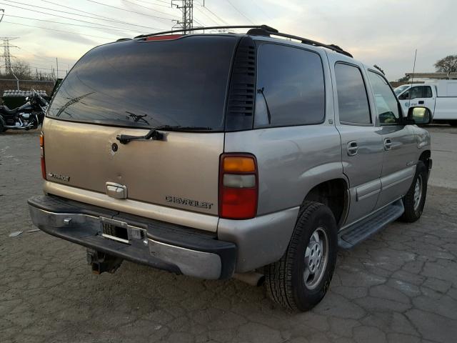 1GNEK13T51J124621 - 2001 CHEVROLET TAHOE K150 BEIGE photo 4