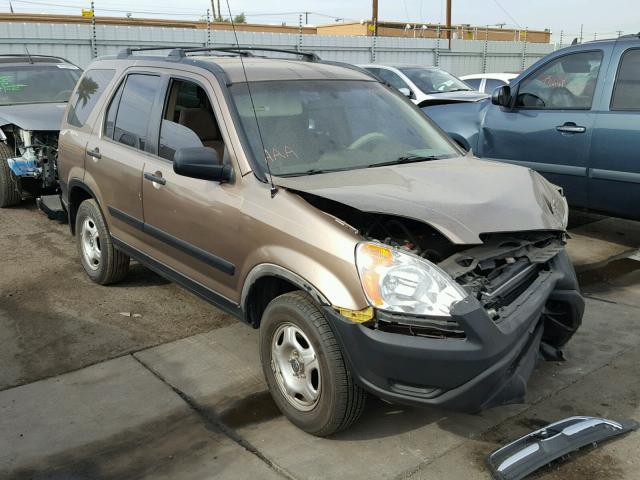 JHLRD78452C078905 - 2002 HONDA CR-V LX GOLD photo 1