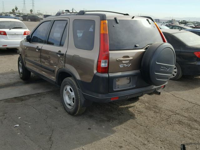 JHLRD78452C078905 - 2002 HONDA CR-V LX GOLD photo 3