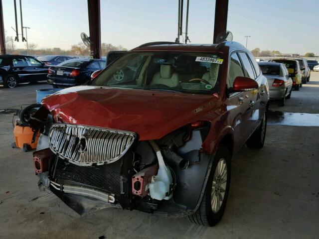 5GAKRCED0CJ352720 - 2012 BUICK ENCLAVE წითელი ფოტო 2