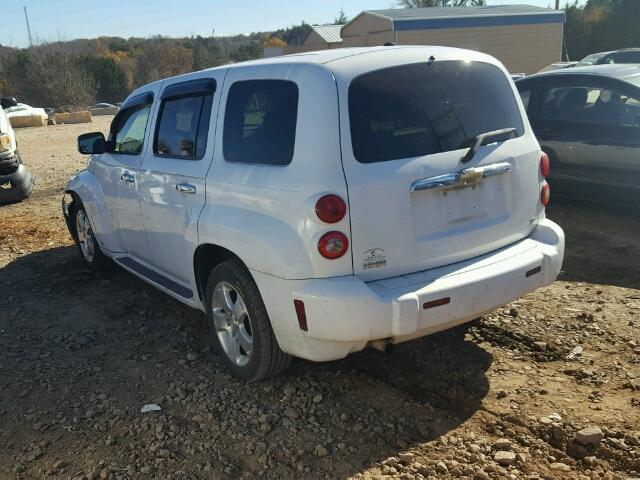 3GNDA23D87S574087 - 2007 CHEVROLET HHR LT WHITE photo 3