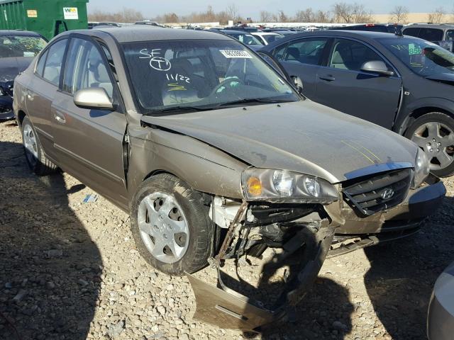 KMHDN46D55U087121 - 2005 HYUNDAI ELANTRA GL TAN photo 1