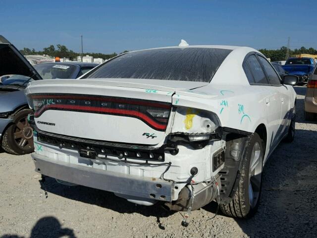 2C3CDXCT4GH215908 - 2016 DODGE CHARGER R/ WHITE photo 4