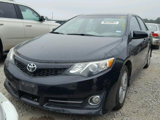 4T1BF1FK6DU231372 - 2013 TOYOTA CAMRY L BLACK photo 2