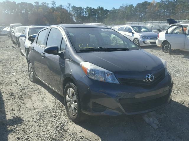 JTDKTUD31DD564749 - 2013 TOYOTA YARIS GRAY photo 1