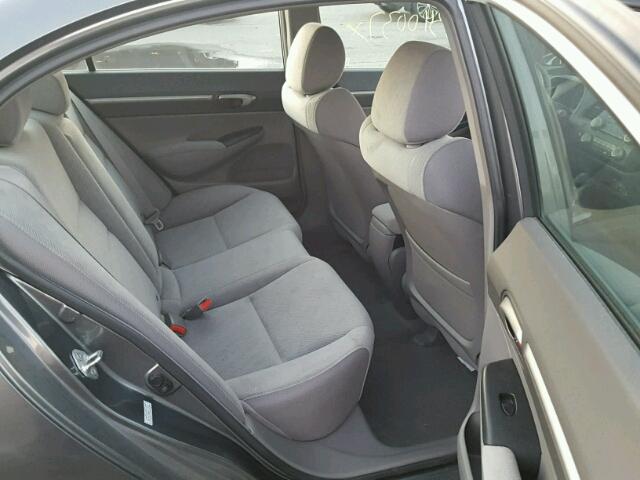 2HGFA1F85AH303655 - 2010 HONDA CIVIC EX GRAY photo 6
