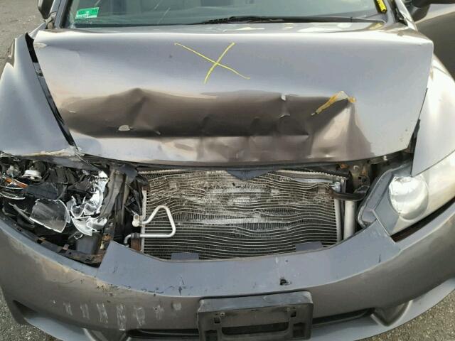 2HGFA1F85AH303655 - 2010 HONDA CIVIC EX GRAY photo 7
