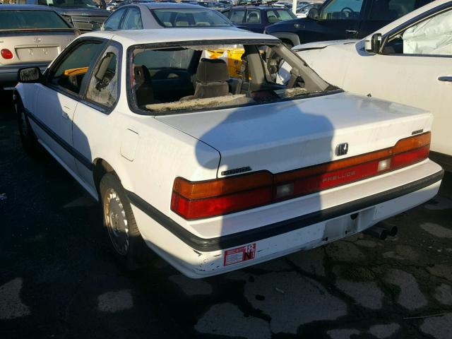 JHMBA4247JC057856 - 1988 HONDA PRELUDE SI WHITE photo 3