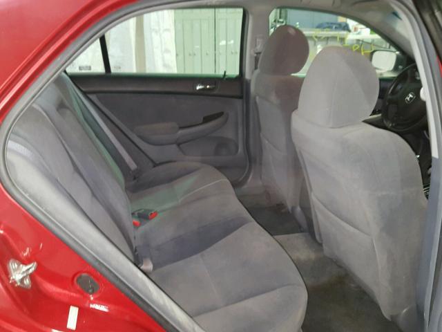 1HGCM56357A186978 - 2007 HONDA ACCORD SE RED photo 6