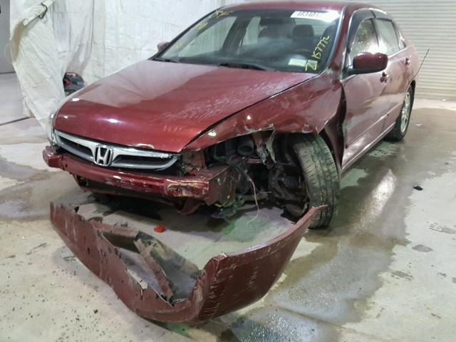 1HGCM56357A186978 - 2007 HONDA ACCORD SE RED photo 9