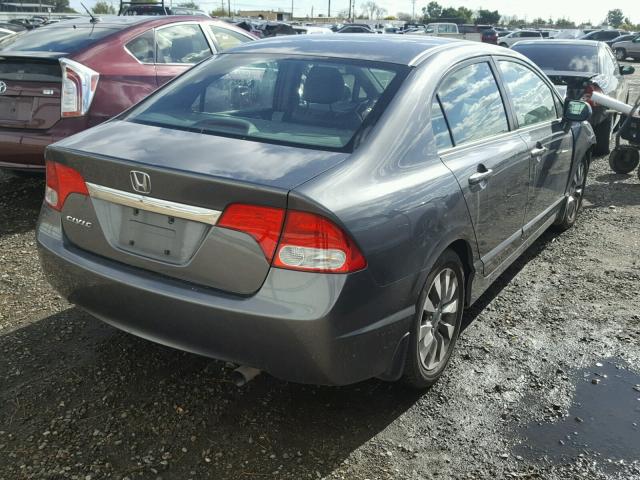 2HGFA16979H344521 - 2009 HONDA CIVIC EXL 石墨色 照片 4