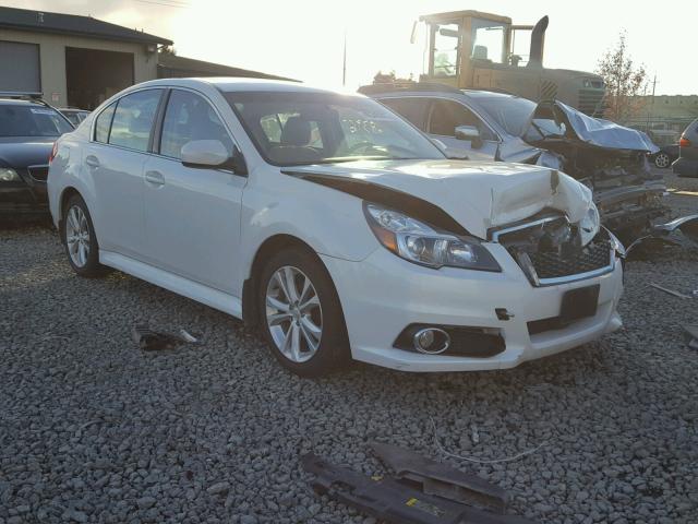 4S3BMBK67D3015156 - 2013 SUBARU LEGACY 2.5 WHITE photo 1