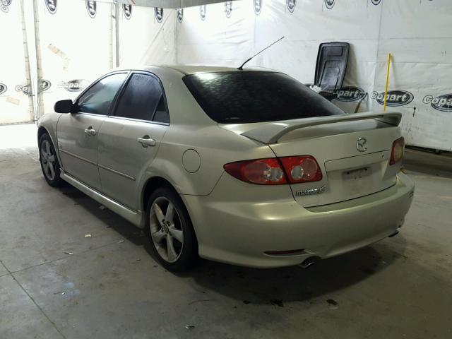 1YVHP80D055M11483 - 2005 MAZDA 6 S BEIGE photo 3