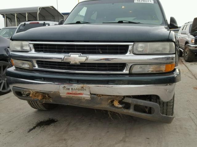 1GNEK13T61J264287 - 2001 CHEVROLET TAHOE K150 GREEN photo 9