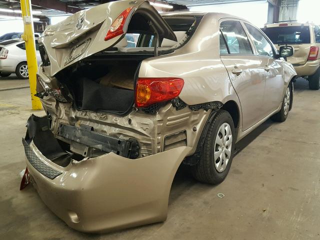 1NXBU40EX9Z030821 - 2009 TOYOTA COROLLA BA TAN photo 4