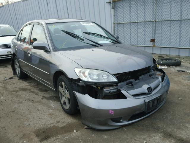 2HGES26715H564289 - 2005 HONDA CIVIC EX GRAY photo 1